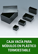 Cajas vacías para módulos en plástico termoestable